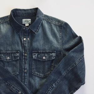 JCREW | NWT Western Chambray Shirt Vintage Indigo